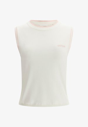 Guess, ÄRMELLOSES PULLOVER-TOP - Top - mehrfarbig/weiß