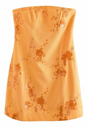 BLEND SEQUIN BANDEAU MINI - REGULAR FIT - Koktélruha / Partiruha - orange