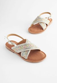 Next BEADED CROSS- REGULAR FIT - Sandaler - silver