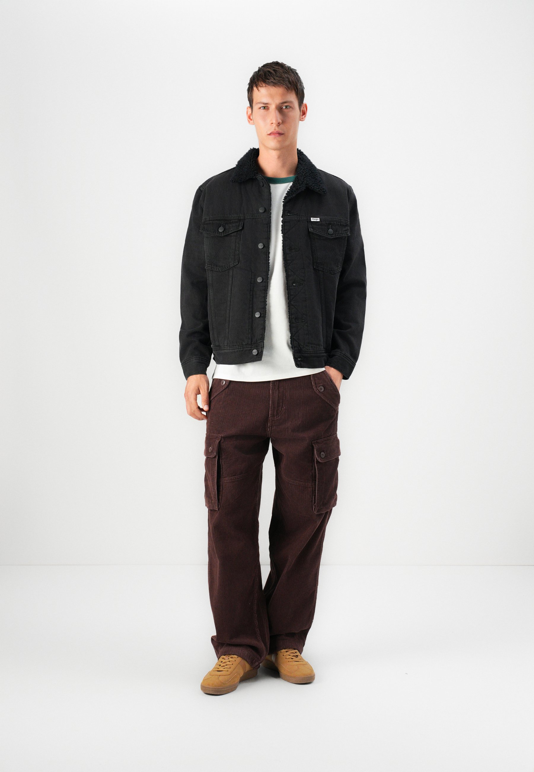 Wrangler CLASSIC JACKET - Denim jacket - orion/black - Zalando.co.uk