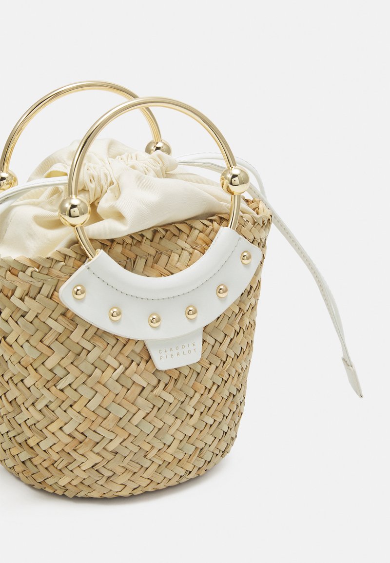 Tote Bag Claudie Pierlot Sac Panier Abeille Mini-basket In Straw