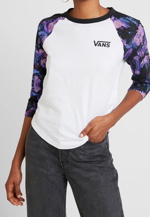 Langærmet T-shirt - white