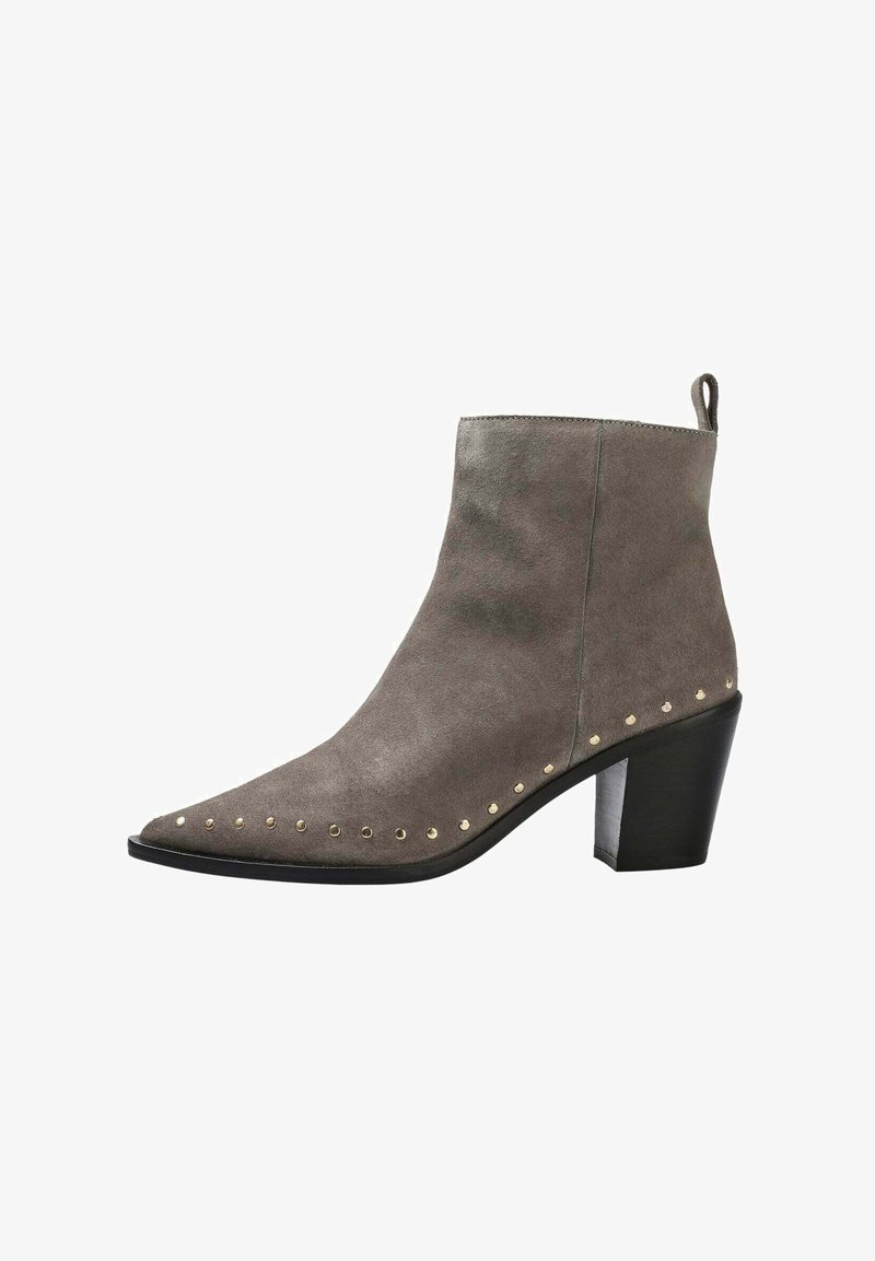 Scalpers Bottines de cowboy / motard - light grey