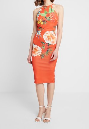 Robe fourreau - multi coloured