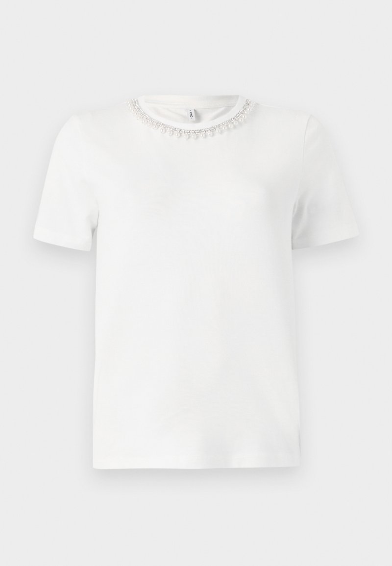 Only T-shirt print beige Only T-shirt print beige