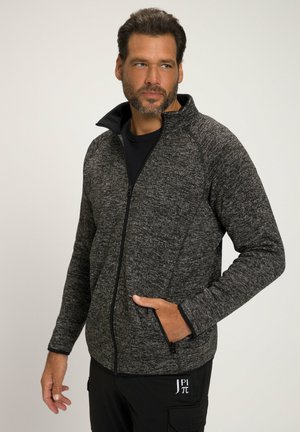 JP1880 Sweatjacke - dark gray-mottled