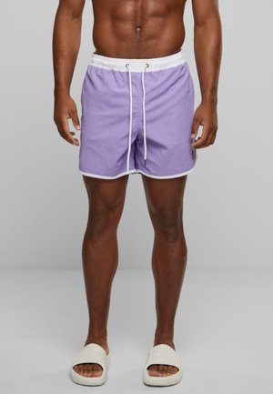 Urban Classics RETRO - Swimming shorts - lavender white