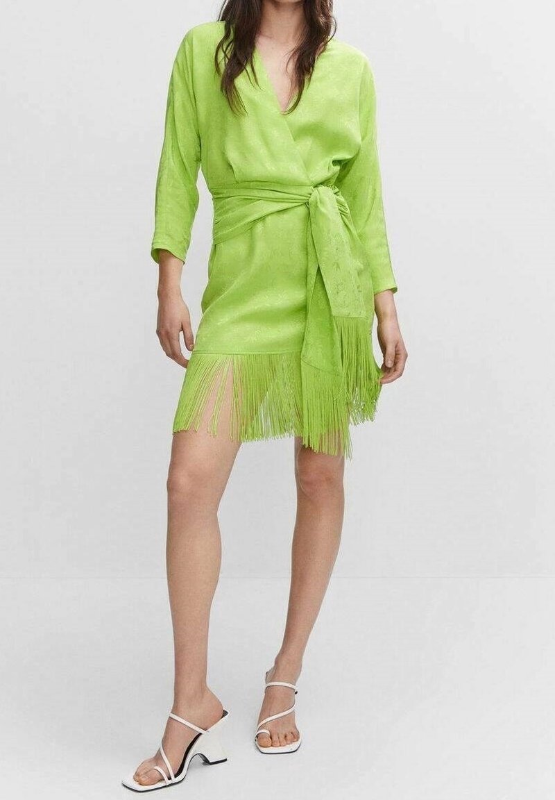Mango Day dress - light green - (Pre-owned) - Zalando.ie