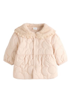 Next REGULAR FIT - QUILTED - Zimní kabát - neutral oversized collar