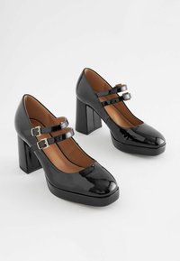 Next FOREVER COMFORTÂ® PLATFORM MARY JANE SHOES - Plateaupumps - black