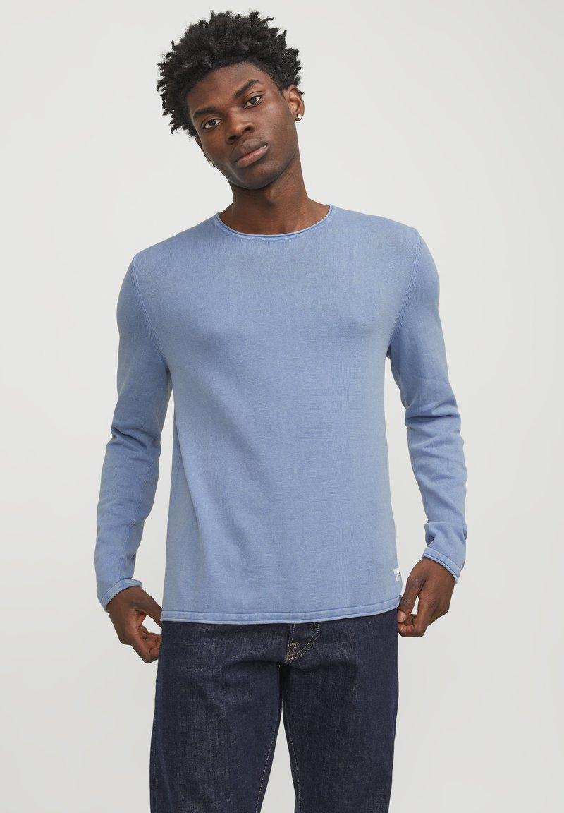 Jack & Jones JJELEO CREW NECK - Maglione - pacific coast