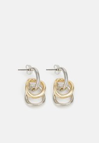 PCTUSSA EARRINGS - Auskarai - silver-coloured/gold-coloured