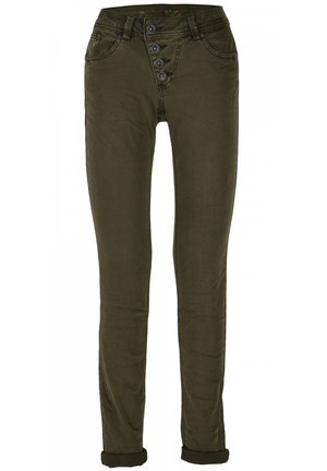 Trousers - juniper green