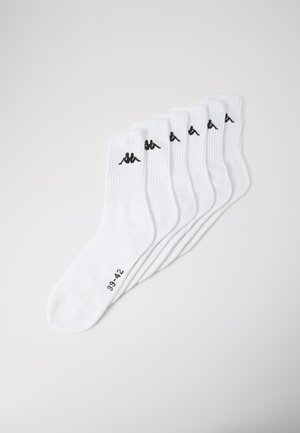 LOGO SIXTER UNISEX 6 PACK - Calze sportive - white