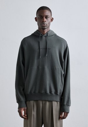 J.LINDEBERG CALLAN LOGO HOODIE - Sweatshirt - washed black