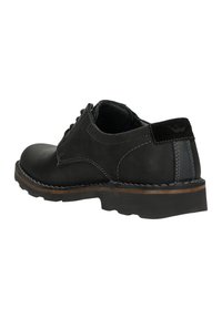 Wojas Volnočasové šněrovací boty - black