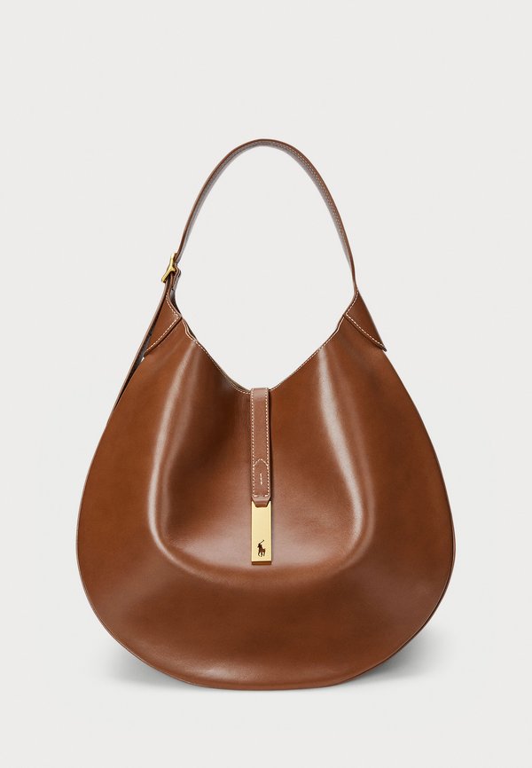 Polo ID Calfskin Large Shoulder Bag - Tote bag - cuoio