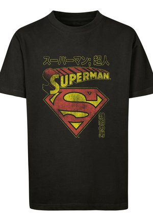 DC COMICS SUPERMAN SHIELD - Camiseta estampada - black