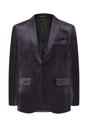 Matinique MAGEORGE ELEGANT VELVET BLAZER - Blazer - nightshade