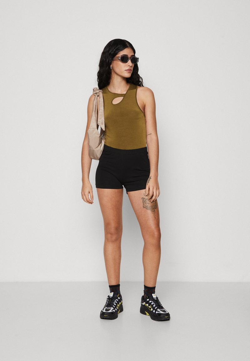 Even&Odd Petite 2 PACK - Legging (type pantalon) - black/khaki