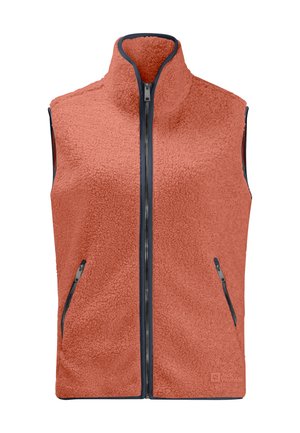 HIGH CLOUD - Waistcoat - warm amber