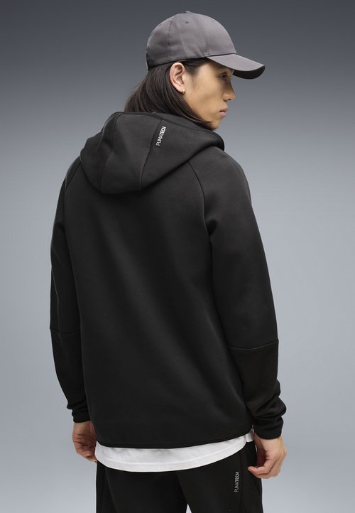 PUMA PUMATECH ELEVATED SLIM KAPUZENJACKE - Zip-up sweatshirt - black — photo 3