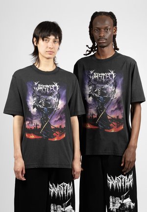 Wasted Paris GHOUL RISING UNISEX - Tricou cu imprimeu - faded black