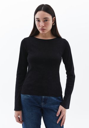 Long sleeved top - black