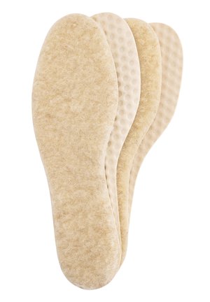 SCHUHSOHLE WÄRMENDE WOLLSOHLE 2ER PACK - Plantilla - beige