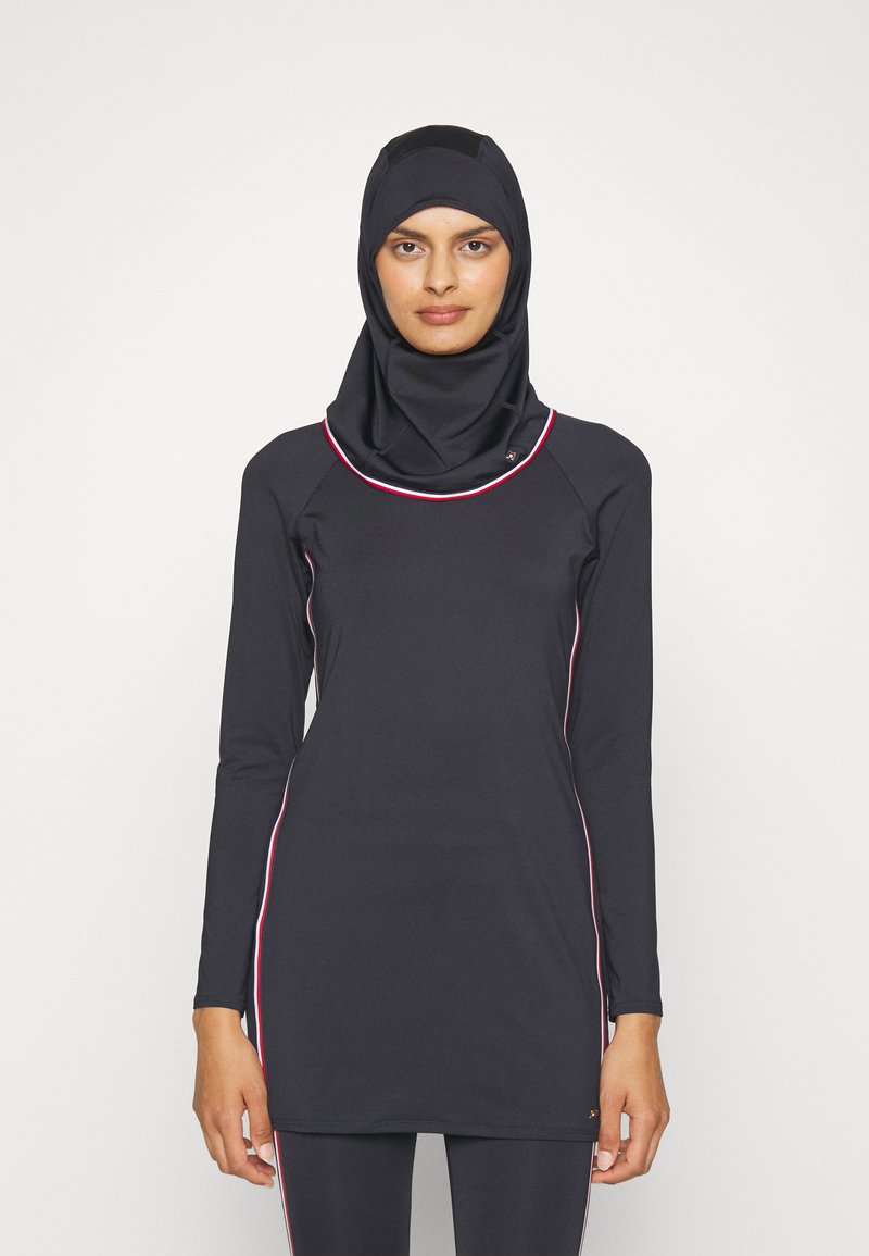 Tommy Hilfiger MODEST SWIM TOP - Horní díl bikin - desert sky