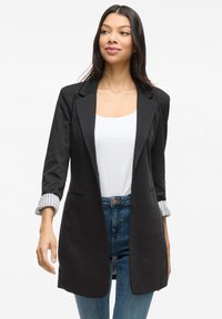 VILA Pitkä takki - black