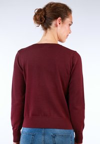 Lykka du Nord MANON - Strickjacke - dark grape