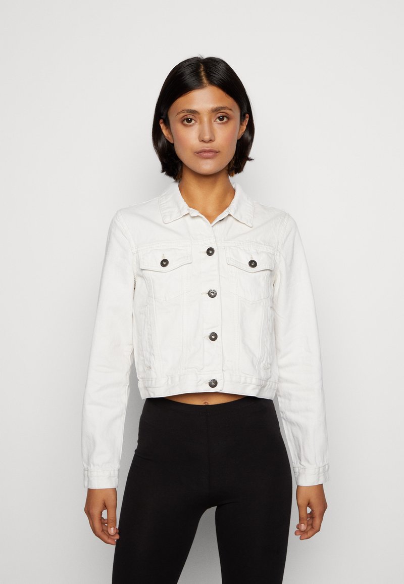Cotton On GIRLFRIEND JACKET Jeansjacke white haven/white denim