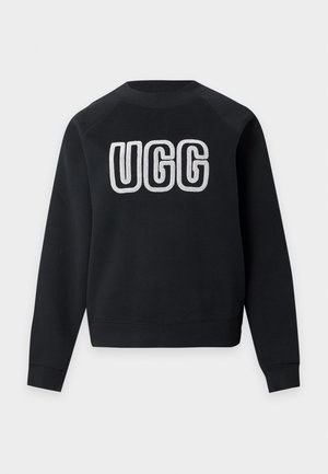 UGG, LOGO CREW NECK - Φούτερ - black