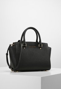 MICHAEL Michael Kors - SELMA SATCHEL  - Käsilaukku - black Pienoiskuva 1