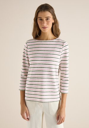 GESTREIFTES - Langarmshirt - grün