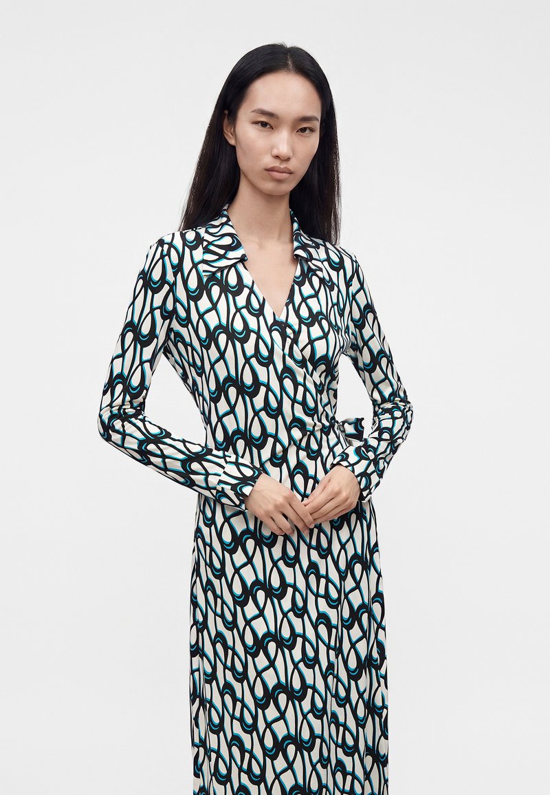 abigail silk jersey wrap dress Diane Von Furstenberg Midi Dresses Abigail Midi Wrap Dress – Diane Von style-number: 83ED91