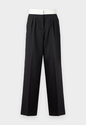 OFFICINE GENERALE ELIA HERRINGBON - Pantalones - black