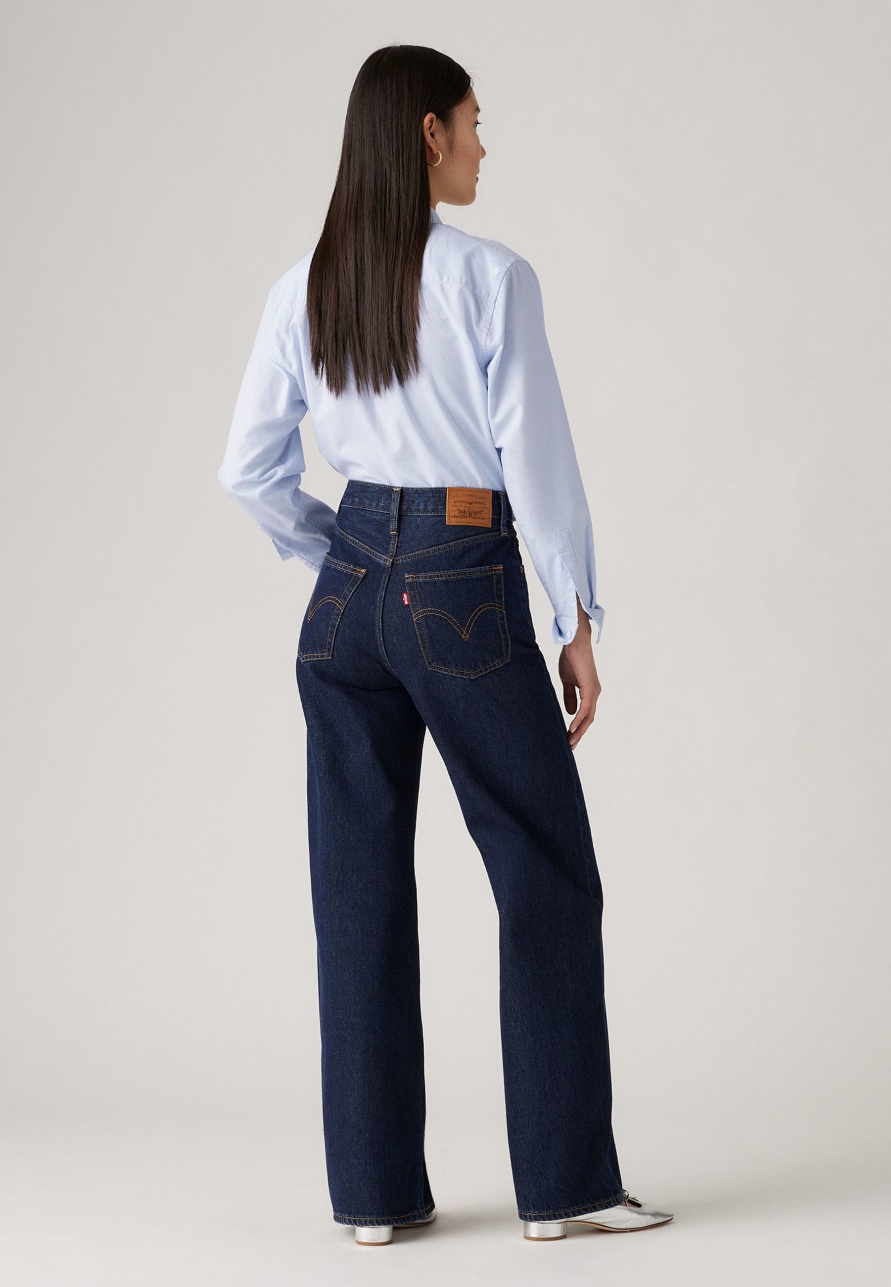 Levi's® - Wide leg/ciemnoniebieski - Zalando.pl