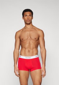 Calvin Klein Underwear TRUNK 3 PACK MODERN STRUCTURE COTTON - Ozke boksarice - grey heather/lychee/indian teal
