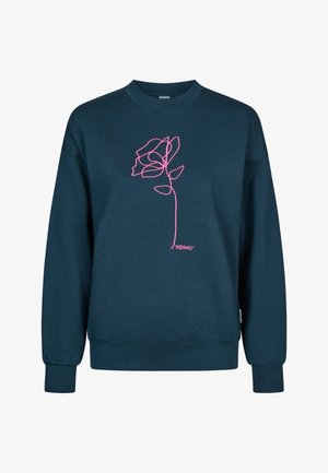 Iriedaily, IRIEDAILY SWEATSHIRT ONE ROSE - Sweatshirt - dark orion