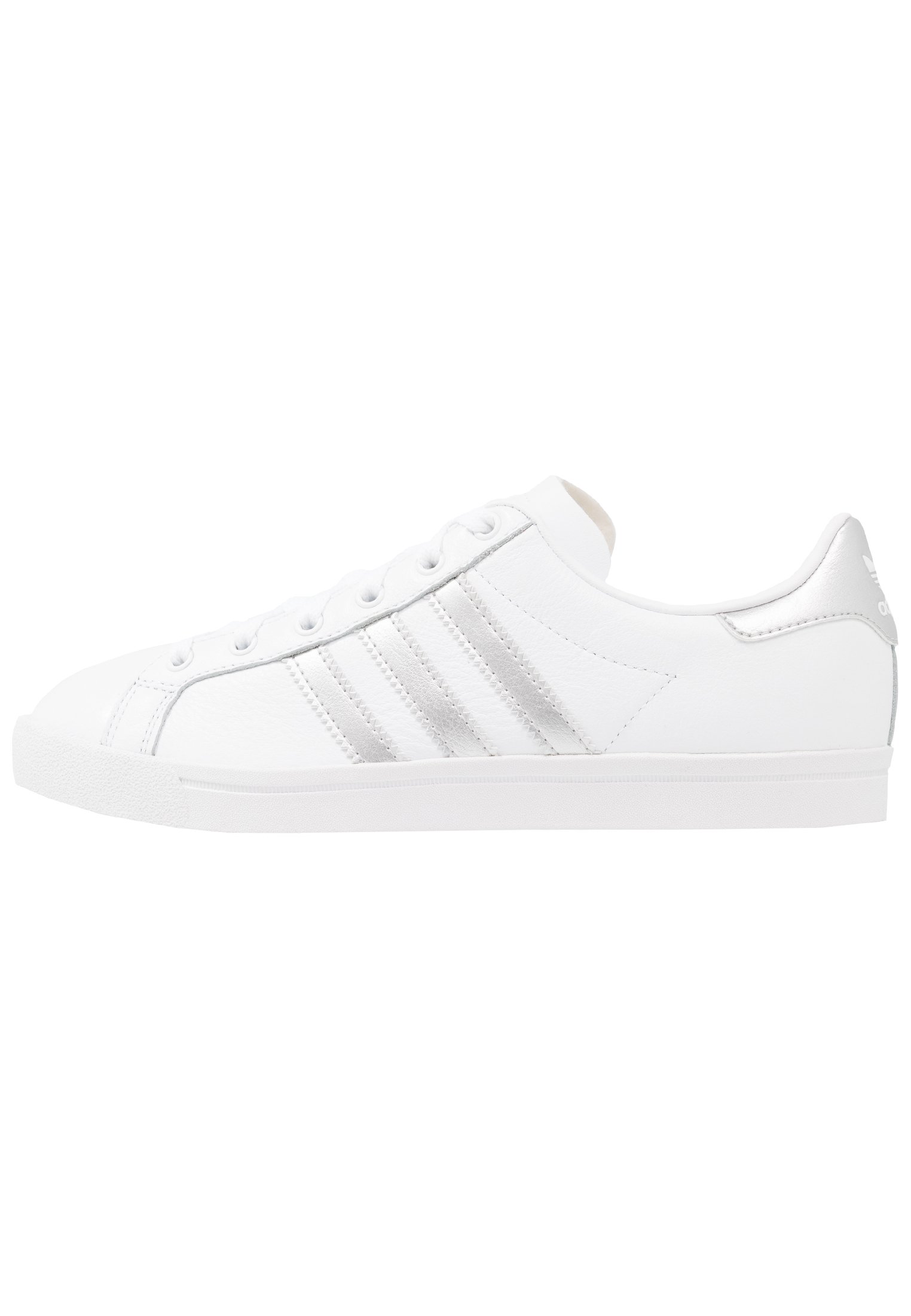 adidas coast star white silver