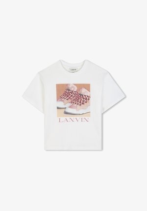LANVIN, TEE-SHIRT MANCHES COURTES - T-shirt imprimé - offwhite