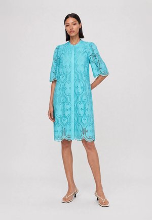 Bruuns Bazaar, RAVENEABBDIEGA DRESS - Skjortekjole - turquiose