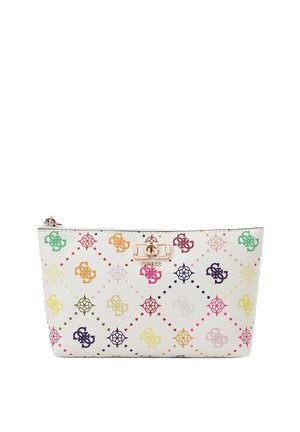 Guess POCHETTE GUESS EMELIE LOGO SLG GM9928145 - BIANCO GM9928145 MULTI LOGO - Beauty case - bianco