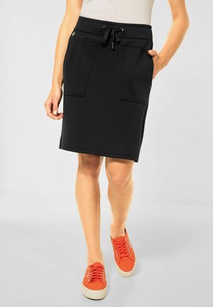 A-line skirt - schwarz