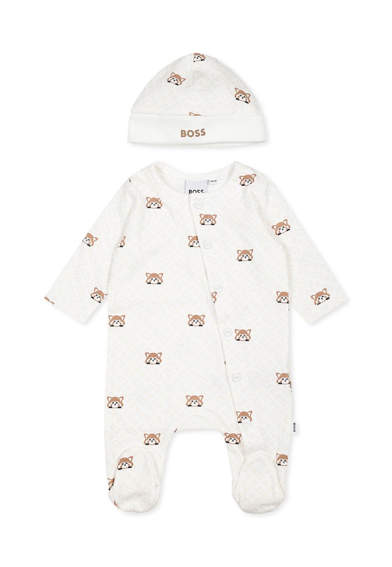 BOSS Kidswear Kruippakje crème BOSS Kidswear Kruippakje crème