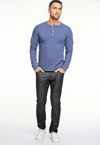 Lindbergh SOLID GRANDDAD - Långärmad tröja - indigo blue