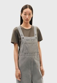 Thinking Mu LUZ - Latzhose - light grey