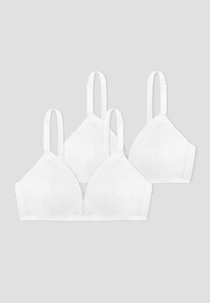 TIFFANY NON PADDED 2 PACK - Triangel-bh - white/white